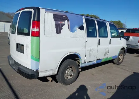 2014 Chevrolet Express 2500 Work Van из США, поврежденный, VIN 1GCWGFBA9E1136708